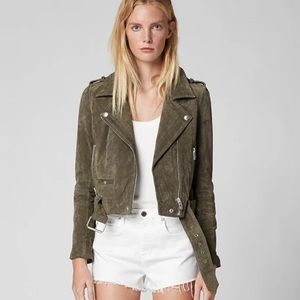 BLANK NYC suede moto jacket